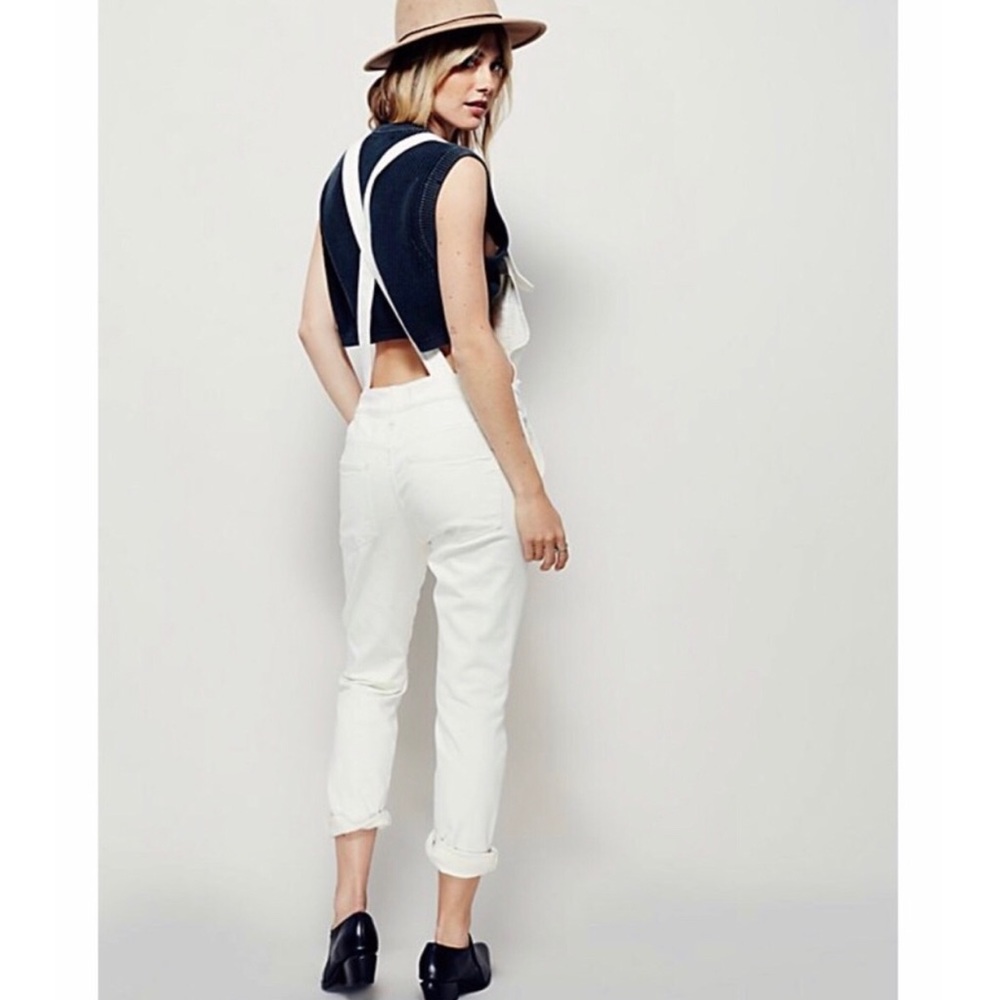 Free People FP Washed Denim Overalls - Picture 5 of 5